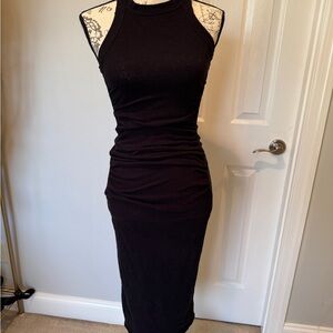 James Perse Ruched Cutaway Tank Dress